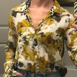 Anthropologie Holding Horses Blouse